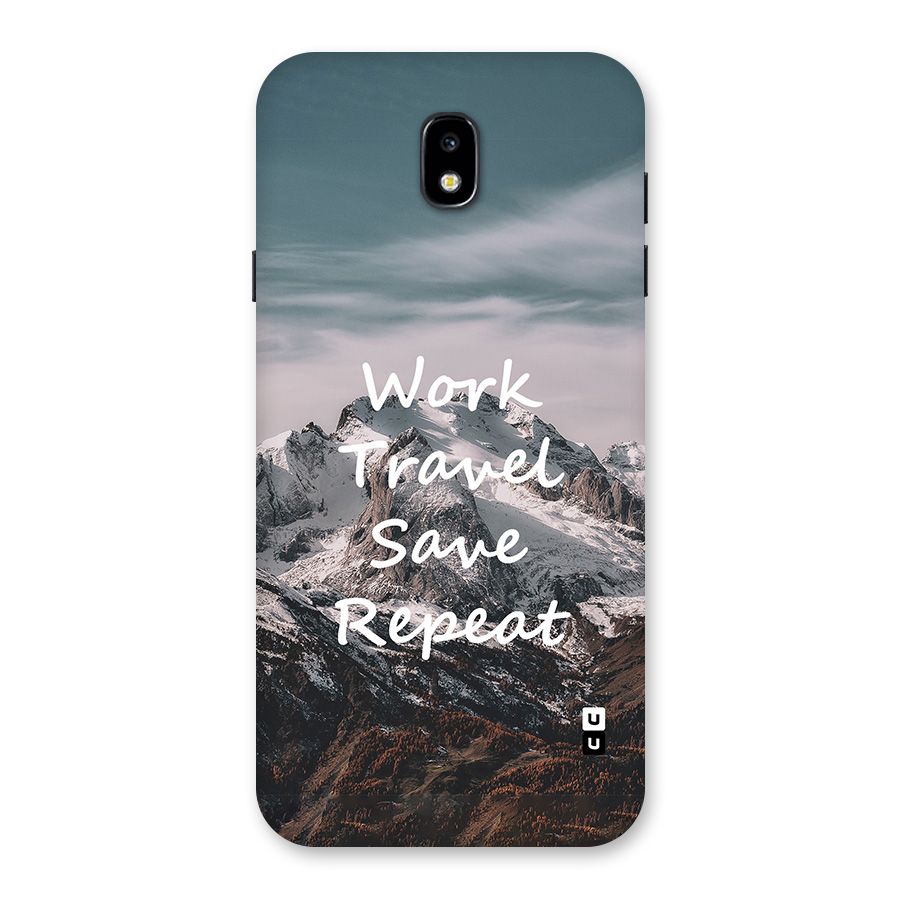 Work Travel Back Case for Galaxy J7 Pro