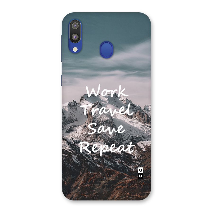Work Travel Back Case for Galaxy M20
