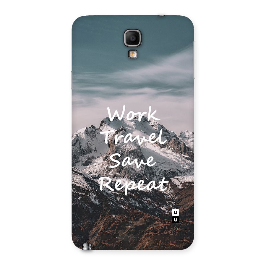 Work Travel Back Case for Galaxy Note 3 Neo