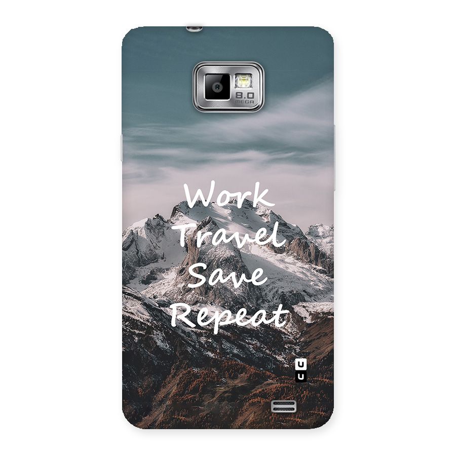 Work Travel Back Case for Galaxy S2