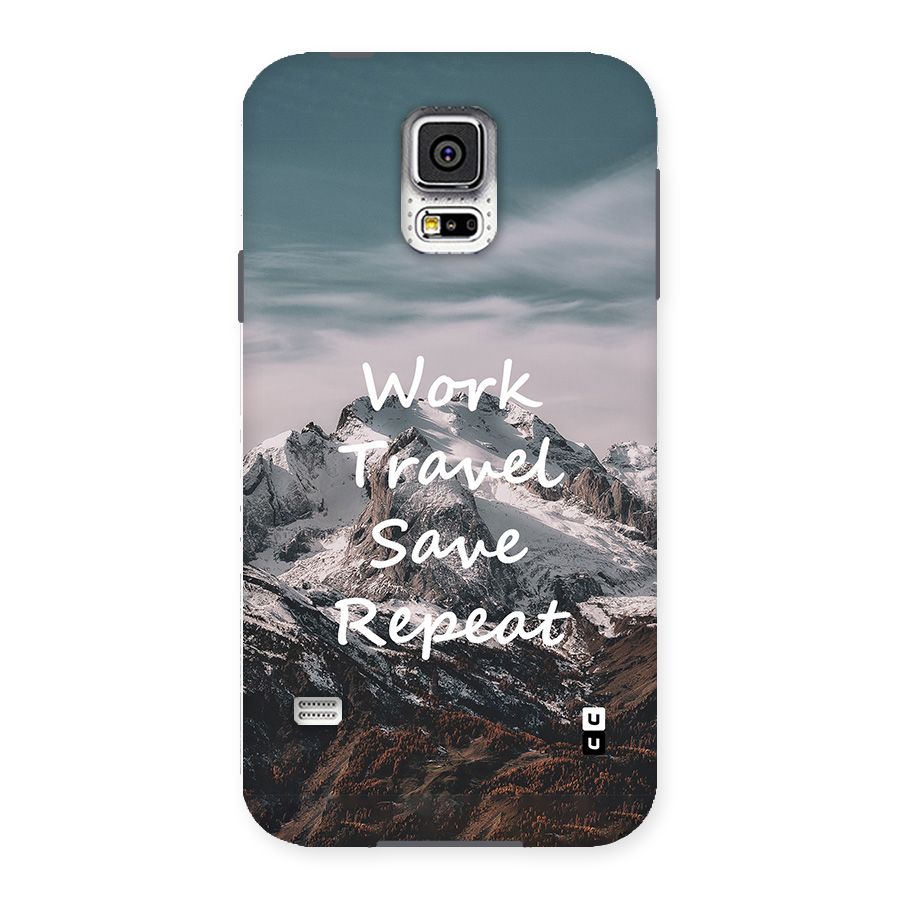 Work Travel Back Case for Galaxy S5