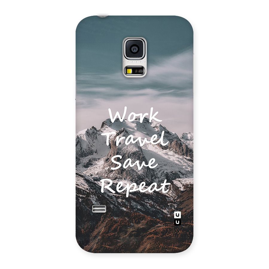 Work Travel Back Case for Galaxy S5 Mini