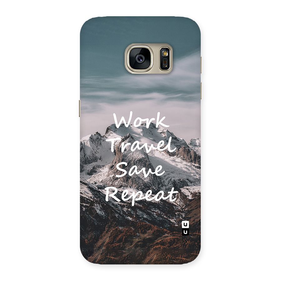 Work Travel Back Case for Galaxy S7