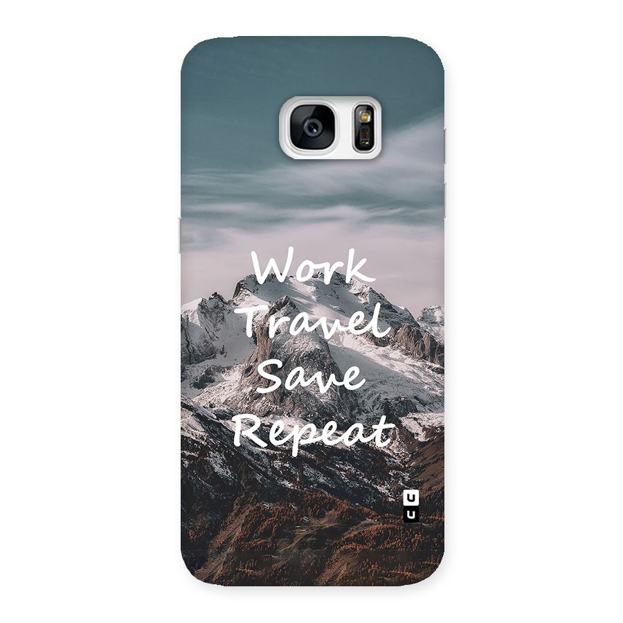 Work Travel Back Case for Galaxy S7 Edge