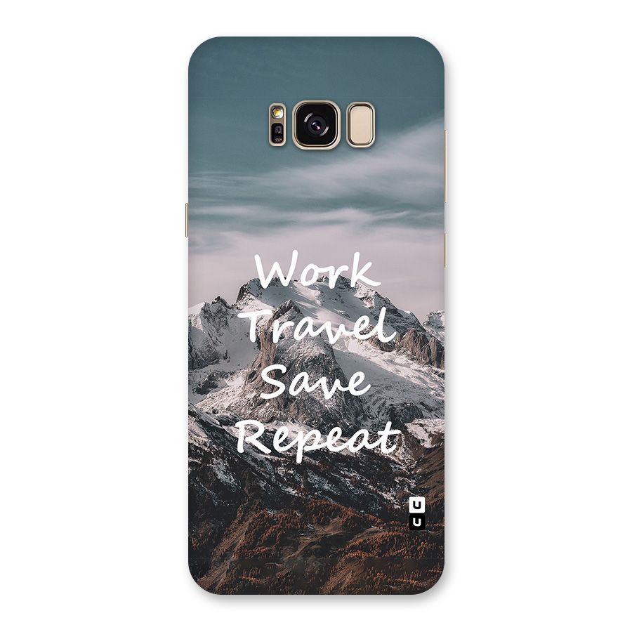 Work Travel Back Case for Galaxy S8 Plus