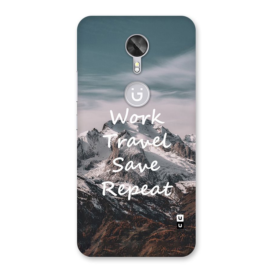 Work Travel Back Case for Gionee A1