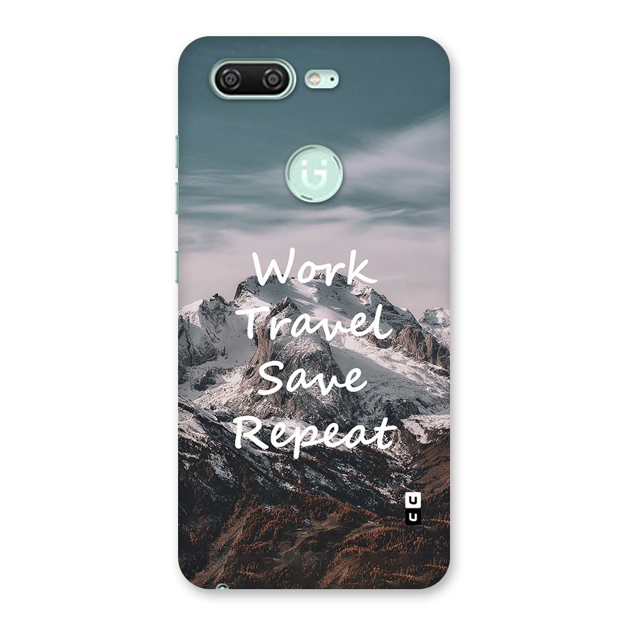 Work Travel Back Case for Gionee S10