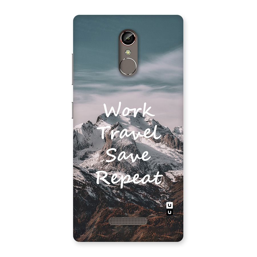 Work Travel Back Case for Gionee S6s