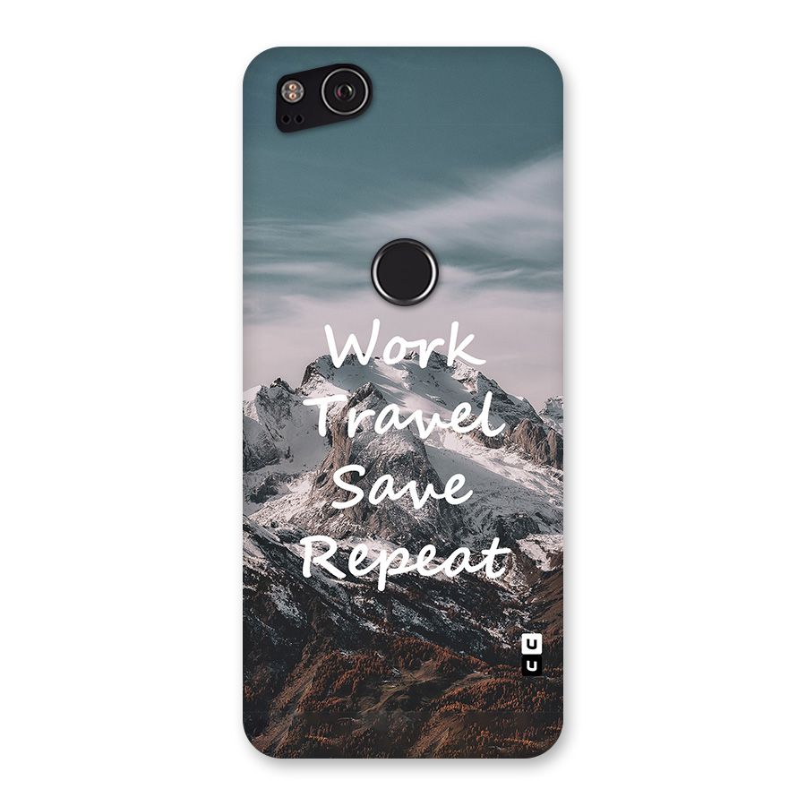 Work Travel Back Case for Google Pixel 2