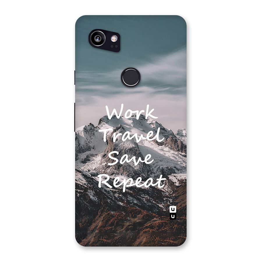 Work Travel Back Case for Google Pixel 2 XL