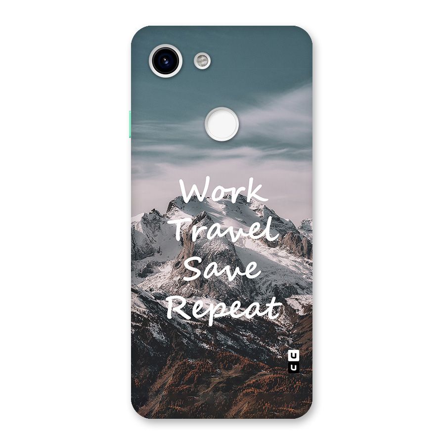 Work Travel Back Case for Google Pixel 3