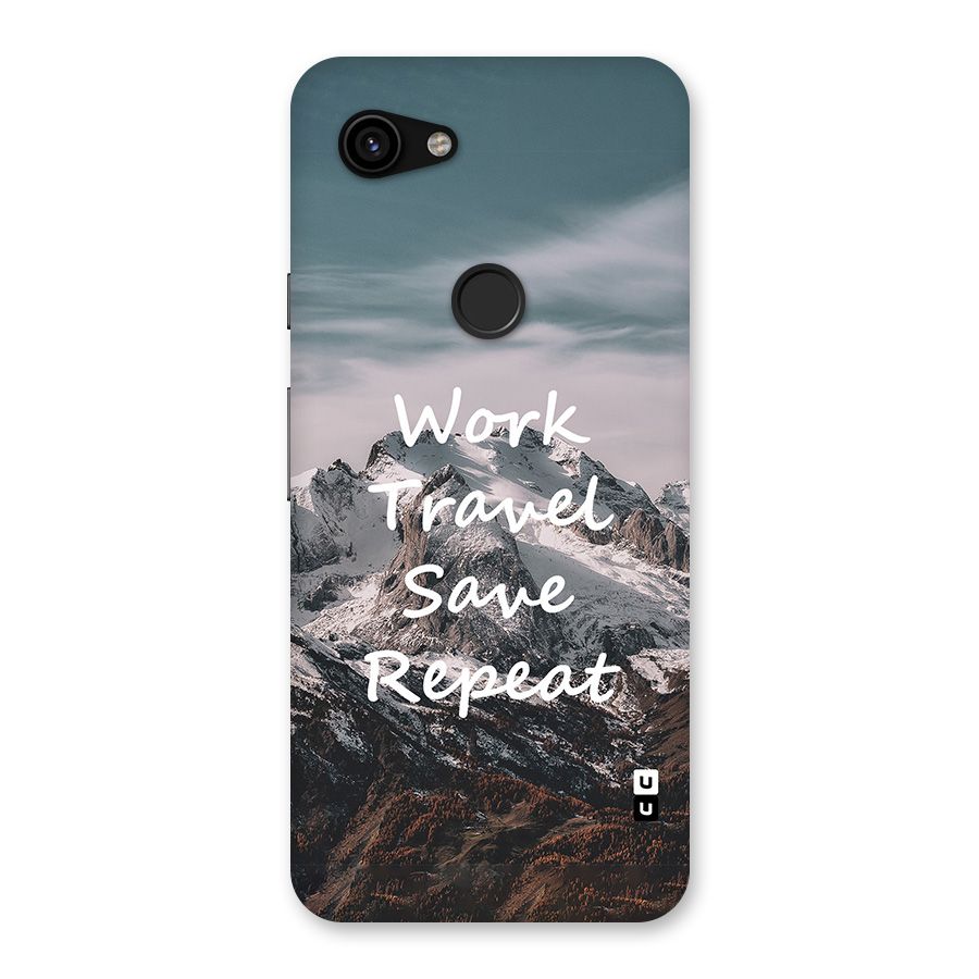 Work Travel Back Case for Google Pixel 3a
