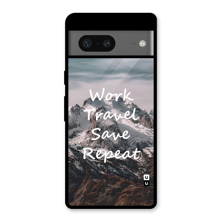 Work Travel Glass Back Case for Google Pixel 7