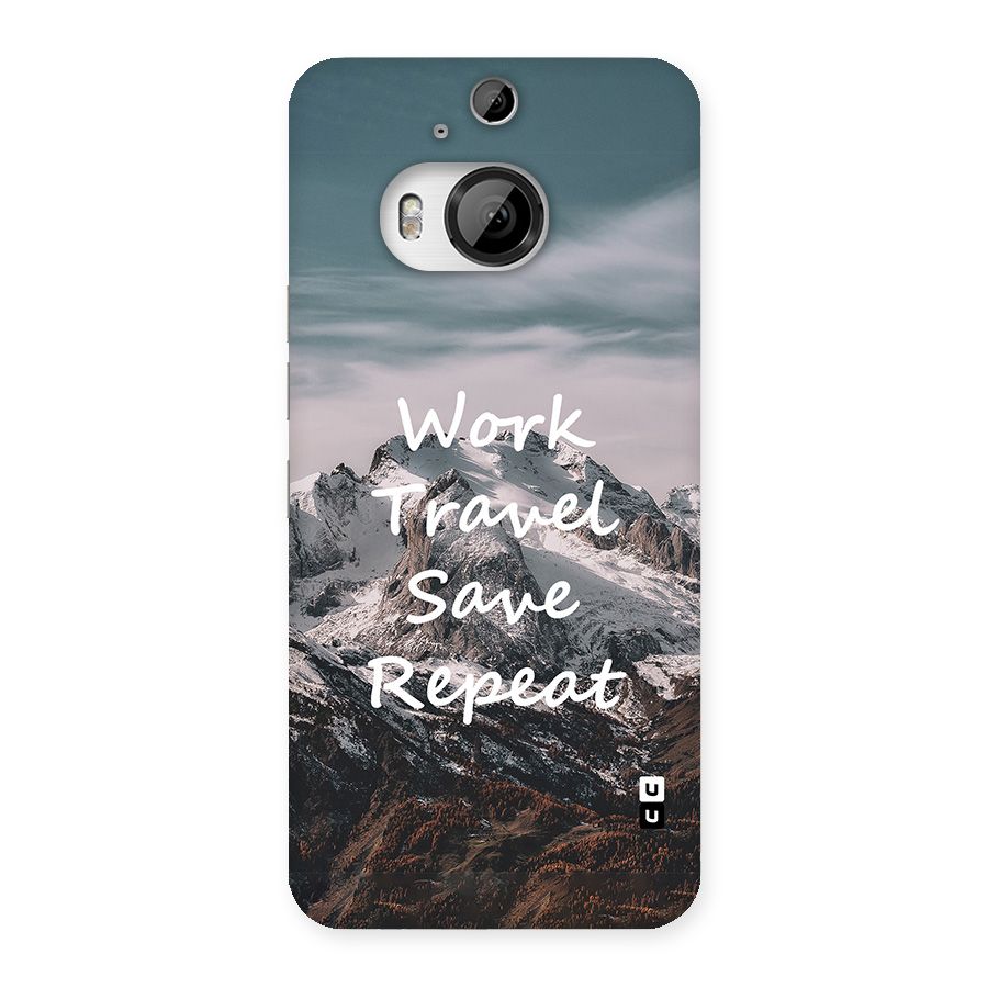 Work Travel Back Case for HTC One M9 Plus