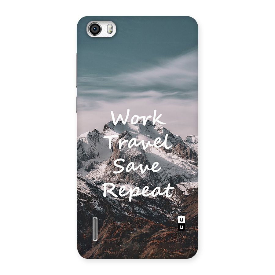 Work Travel Back Case for Honor 6