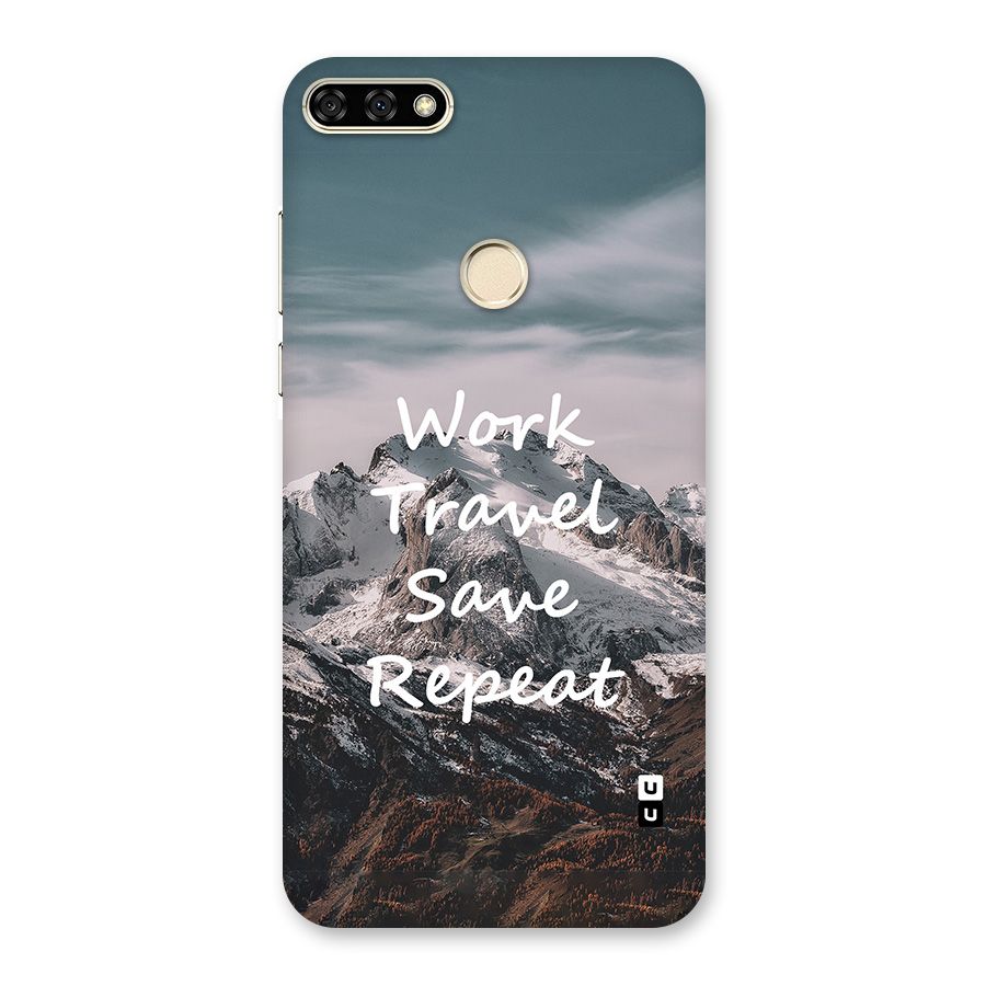 Work Travel Back Case for Honor 7A