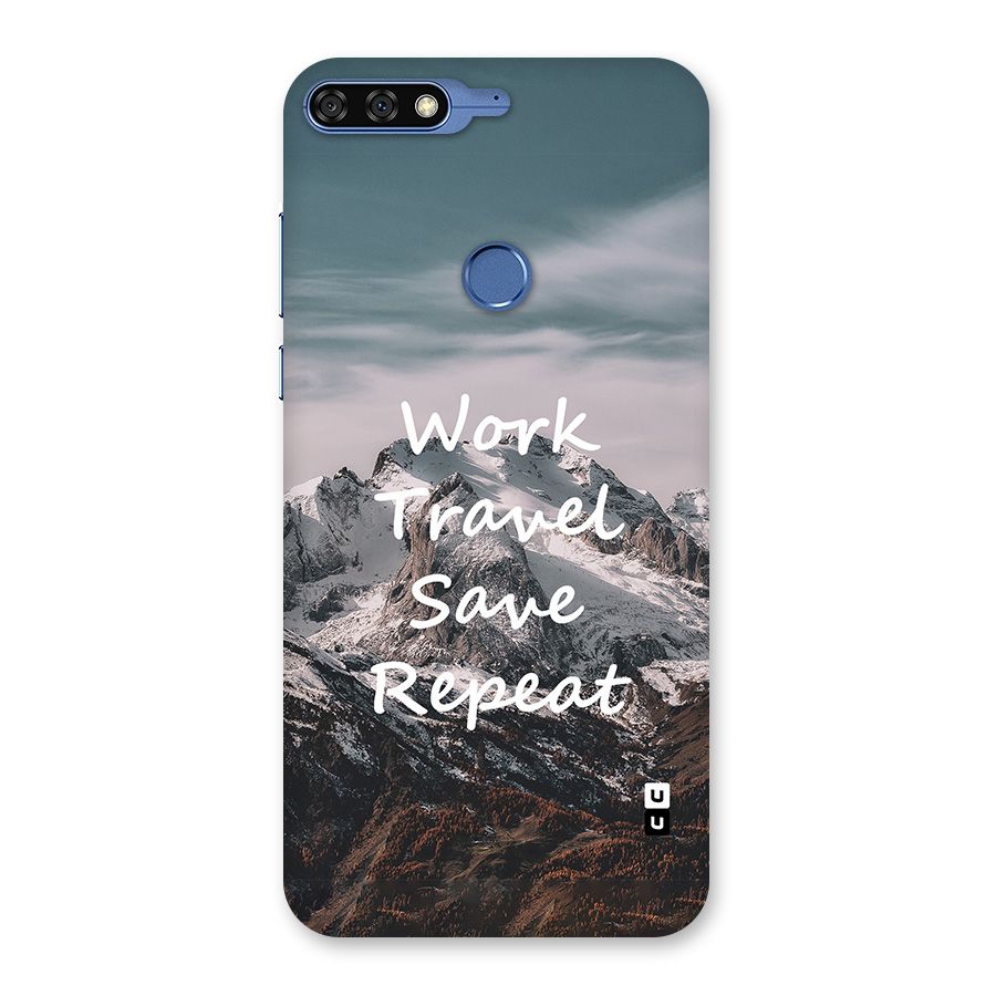 Work Travel Back Case for Honor 7C
