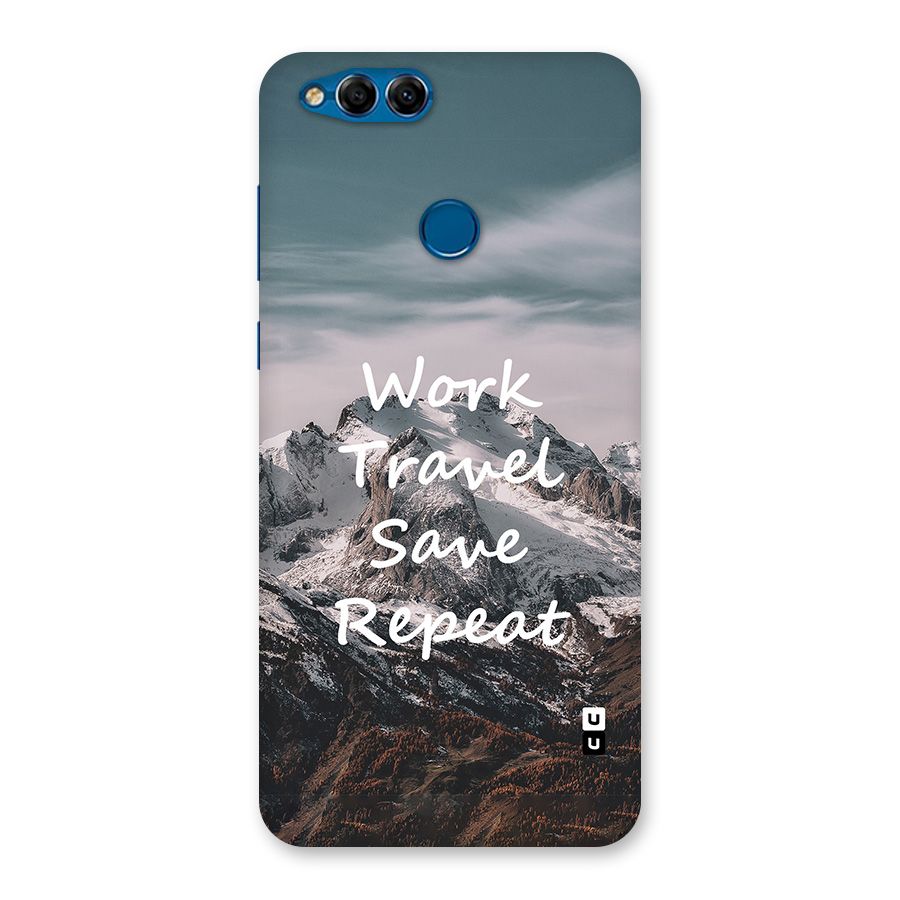 Work Travel Back Case for Honor 7X