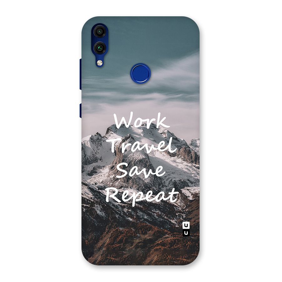 Work Travel Back Case for Honor 8C