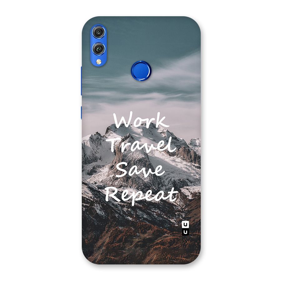 Work Travel Back Case for Honor 8X