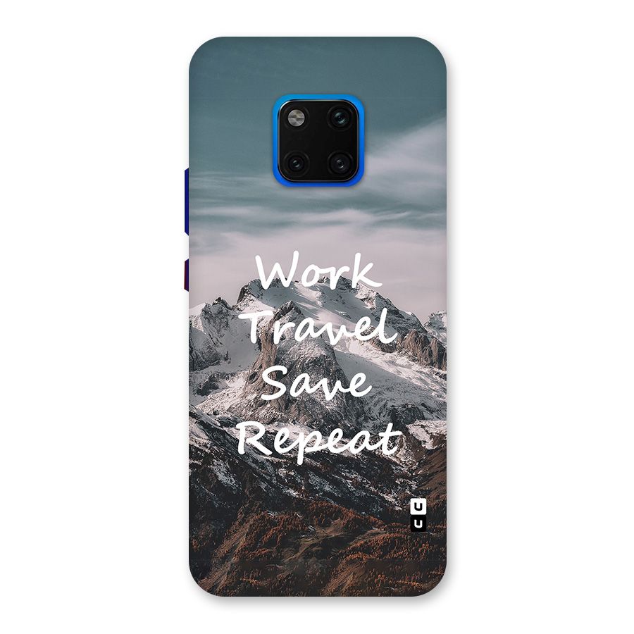 Work Travel Back Case for Huawei Mate 20 Pro