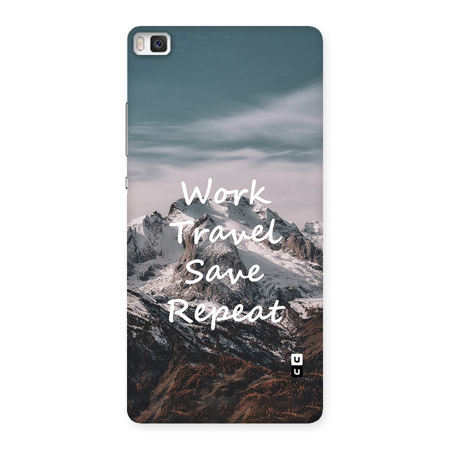 Work Travel Back Case for Huawei P8