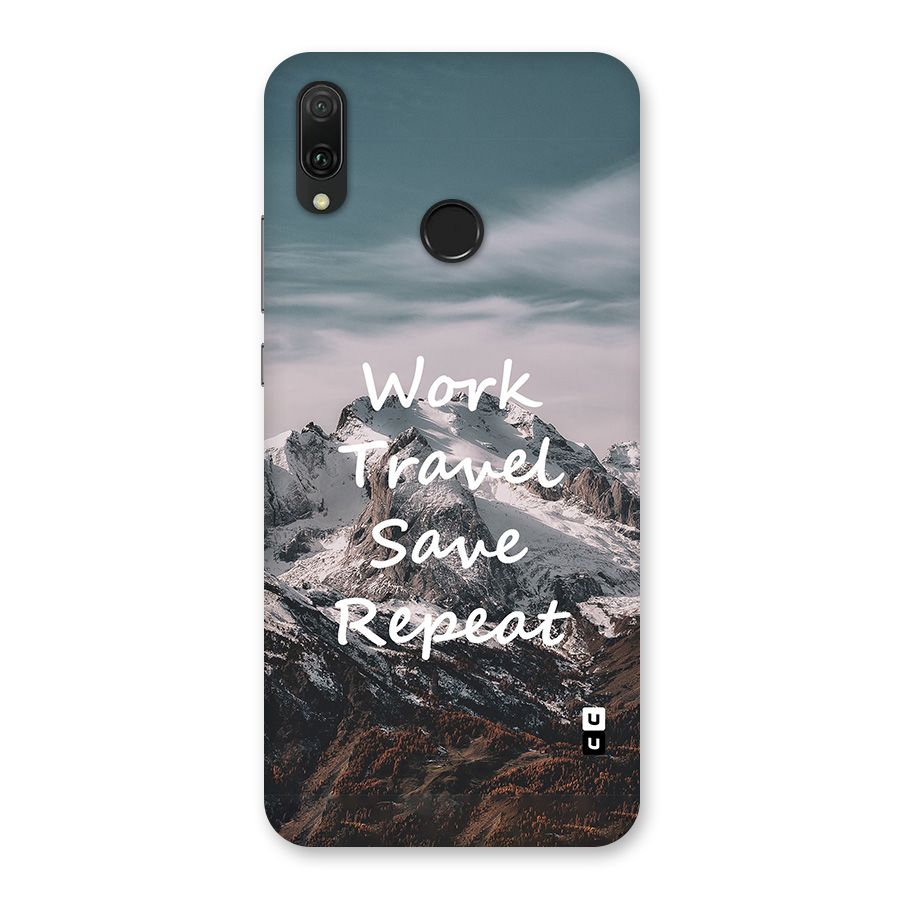 Work Travel Back Case for Huawei Y9 (2019)