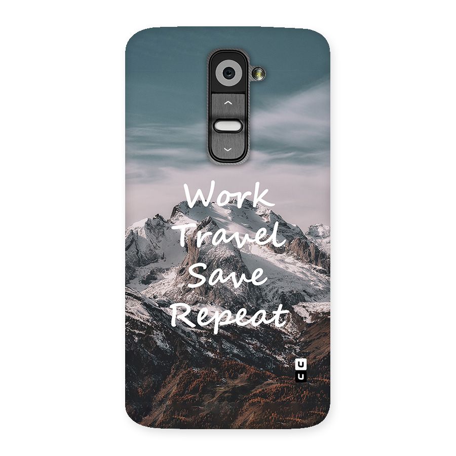Work Travel Back Case for LG G2