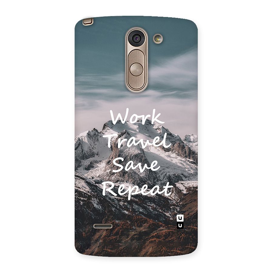 Work Travel Back Case for LG G3 Stylus