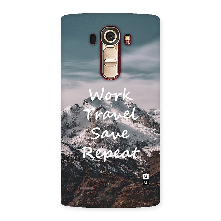 Work Travel Back Case for LG G4