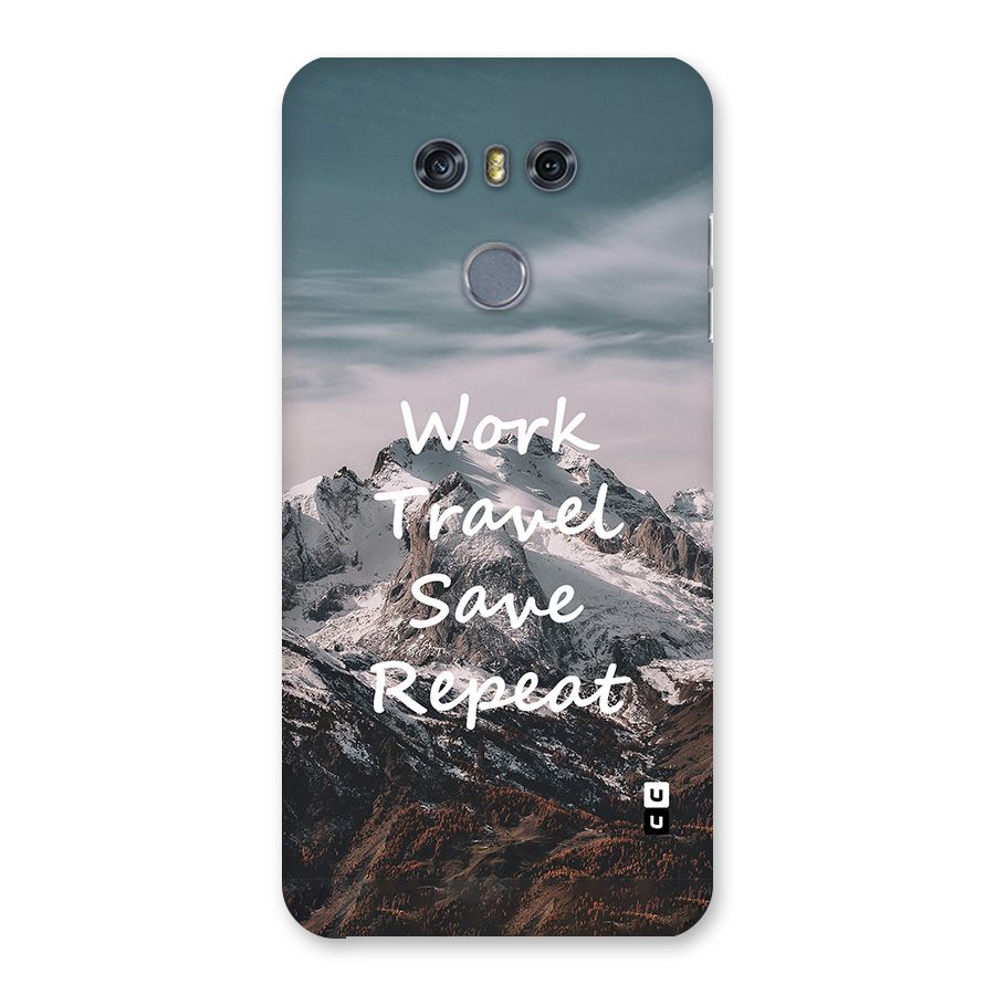 Work Travel Back Case for LG G6