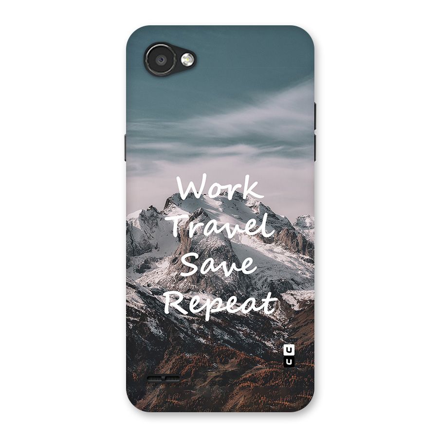 Work Travel Back Case for LG Q6