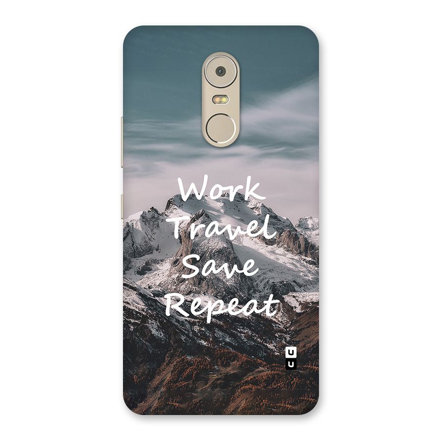 Work Travel Back Case for Lenovo K6 Note