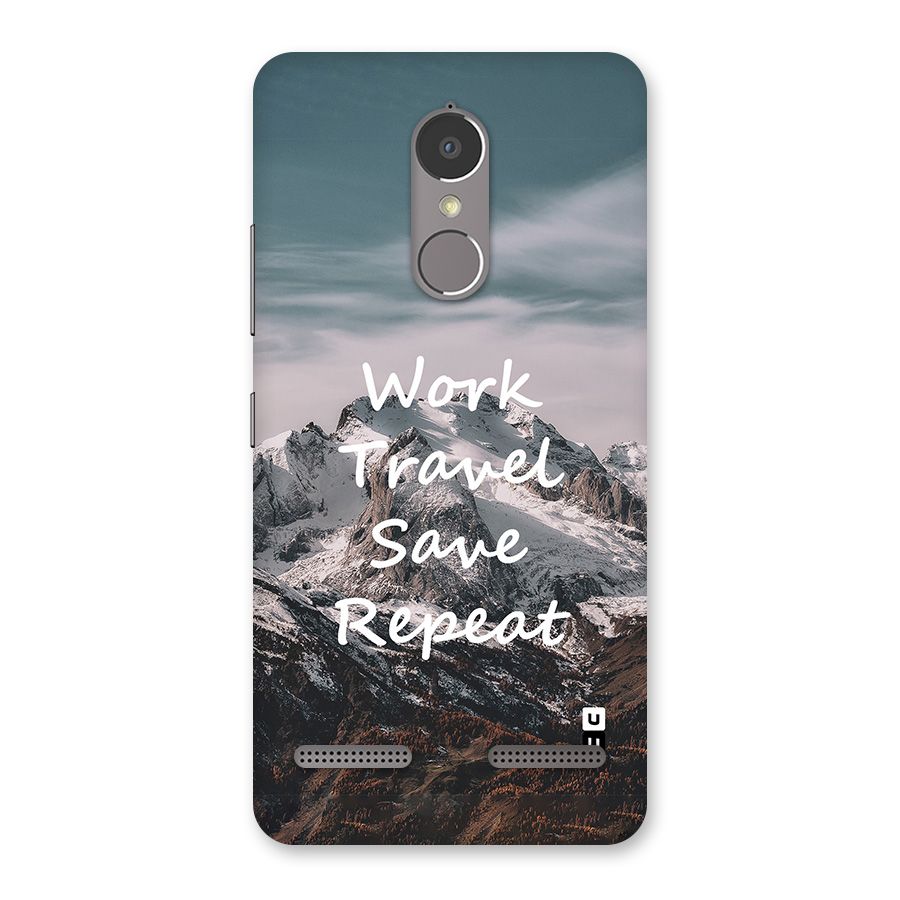 Work Travel Back Case for Lenovo K6 Power