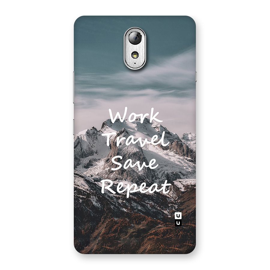 Work Travel Back Case for Lenovo Vibe P1M