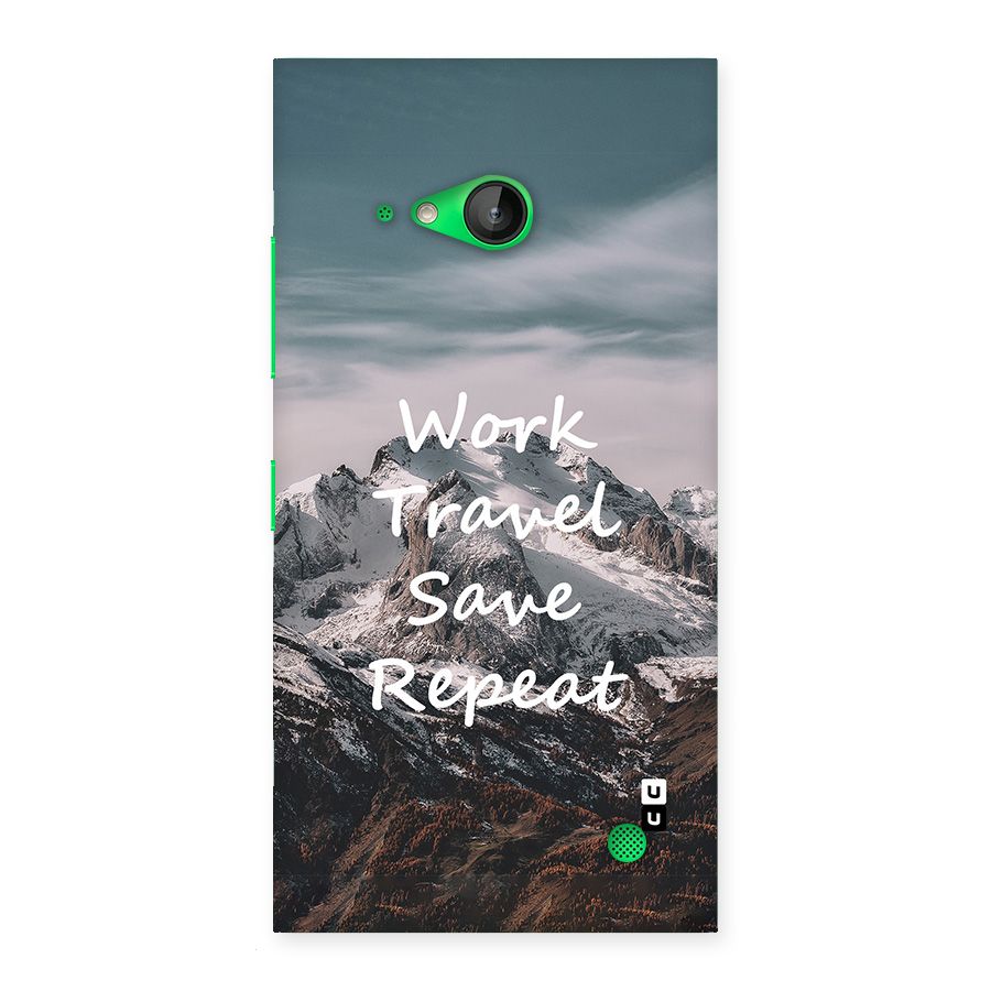 Work Travel Back Case for Lumia 730