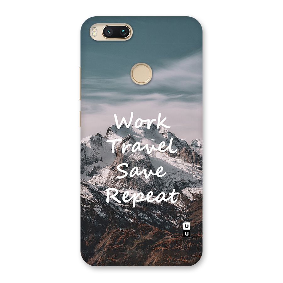 Work Travel Back Case for Mi A1
