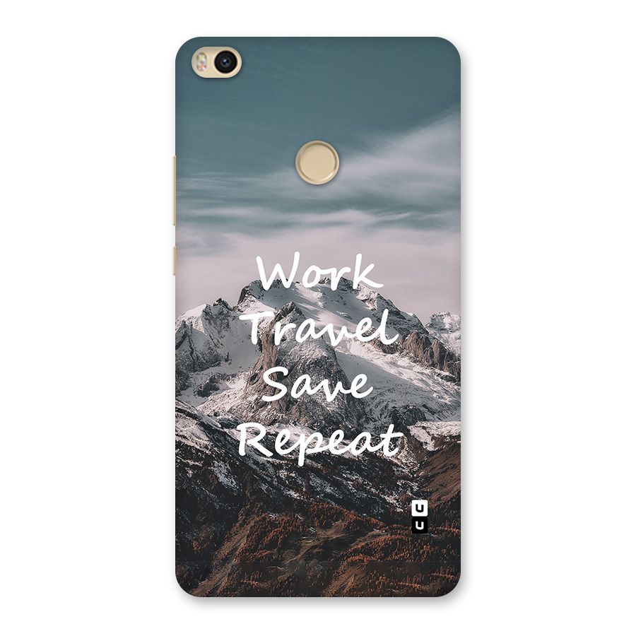 Work Travel Back Case for Mi Max 2
