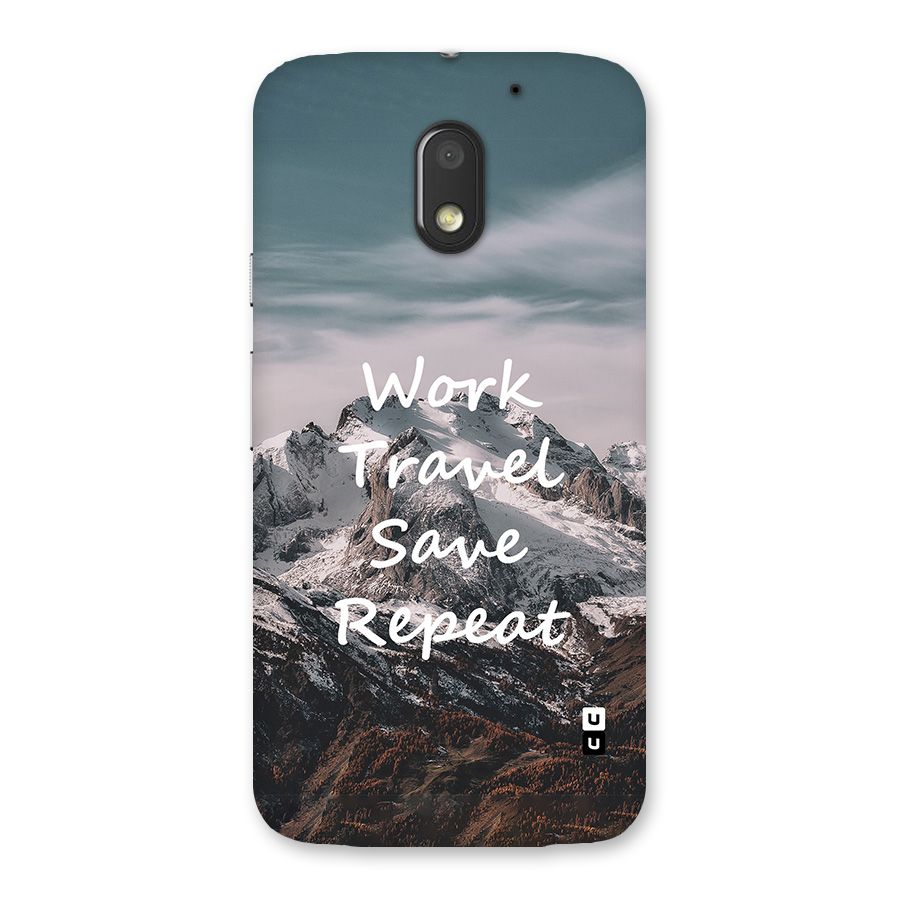 Work Travel Back Case for Moto E3 Power