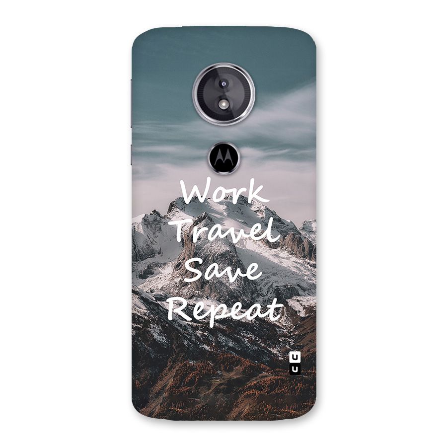 Work Travel Back Case for Moto E5