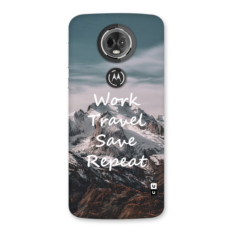 Work Travel Back Case for Moto E5 Plus