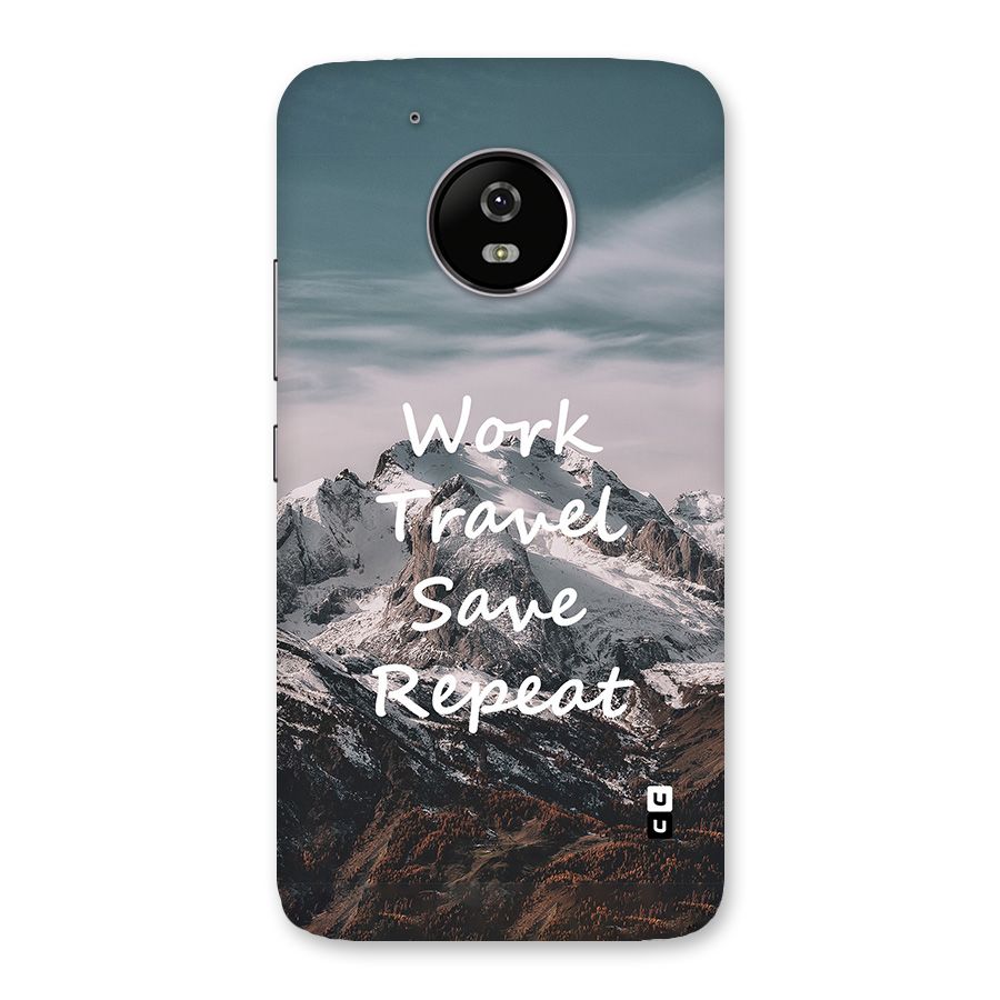 Work Travel Back Case for Moto G5