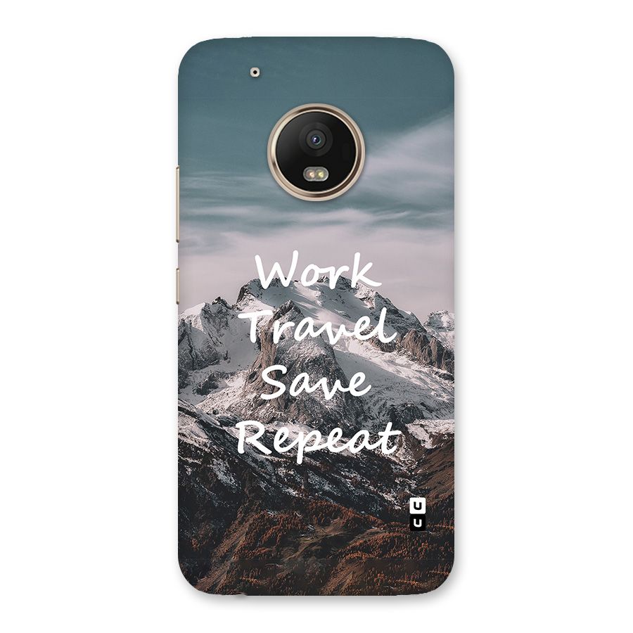 Work Travel Back Case for Moto G5 Plus