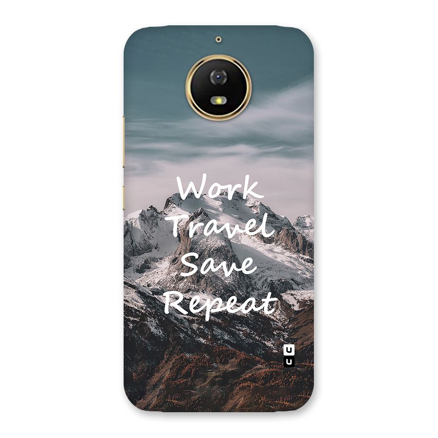 Work Travel Back Case for Moto G5s