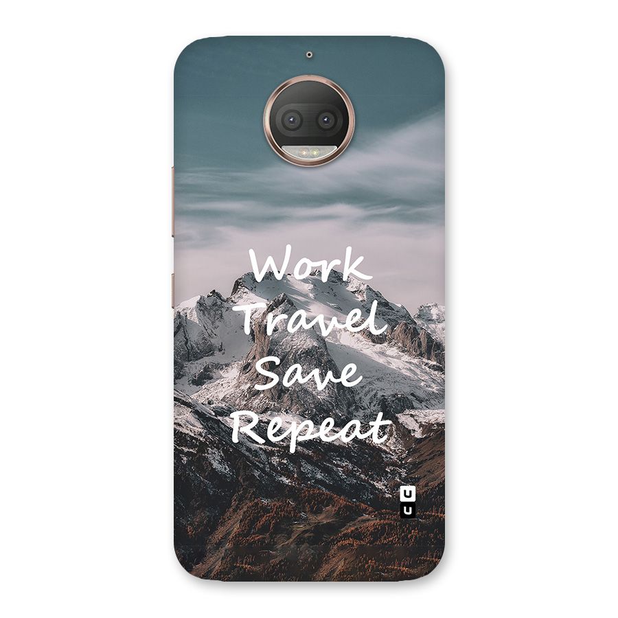 Work Travel Back Case for Moto G5s Plus