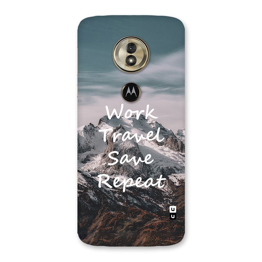 Work Travel Back Case for Moto G6 Play