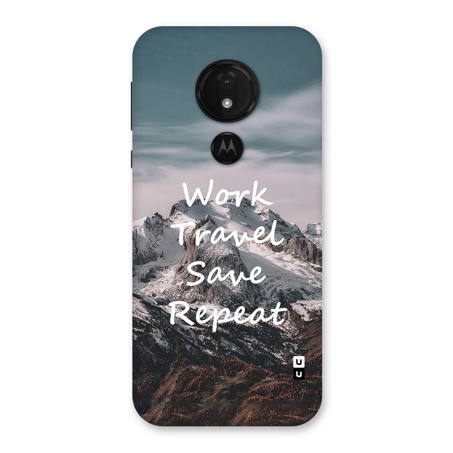 Work Travel Back Case for Moto G7 Power