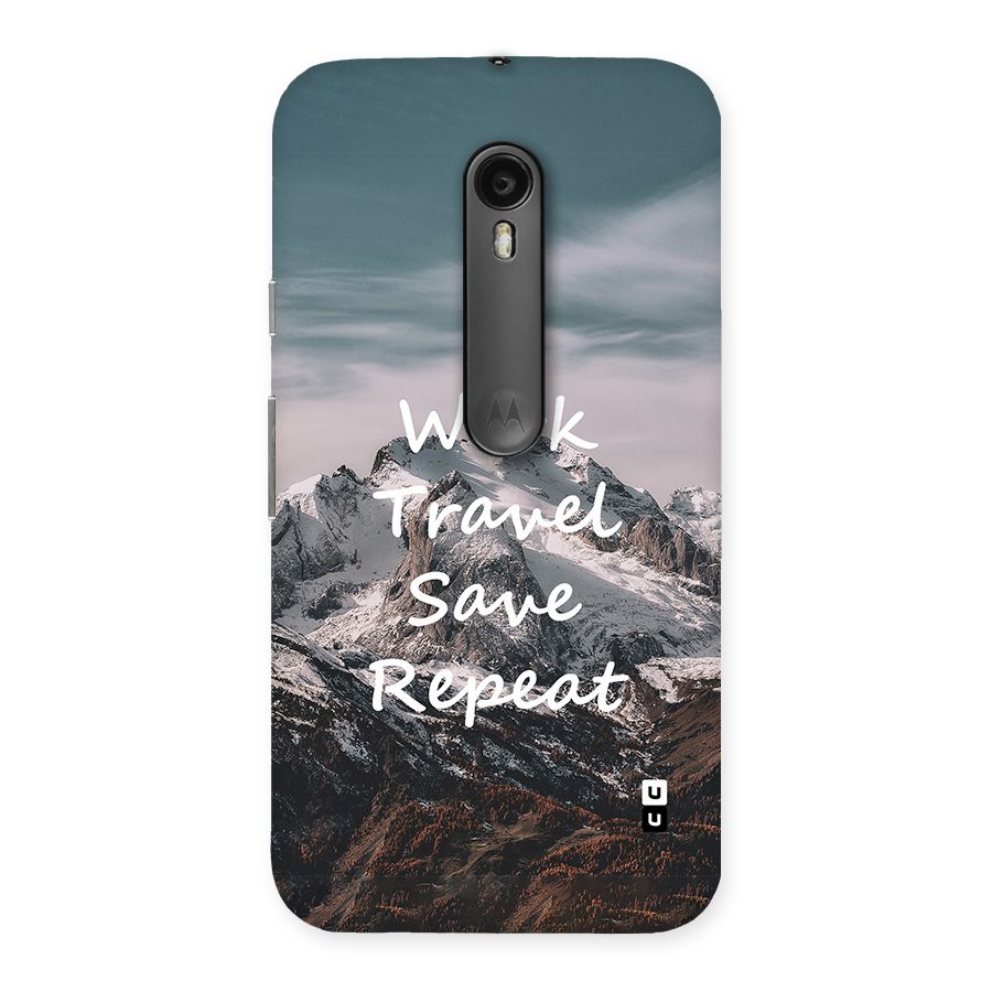 Work Travel Back Case for Moto G Turbo