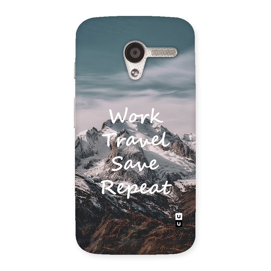 Work Travel Back Case for Moto X