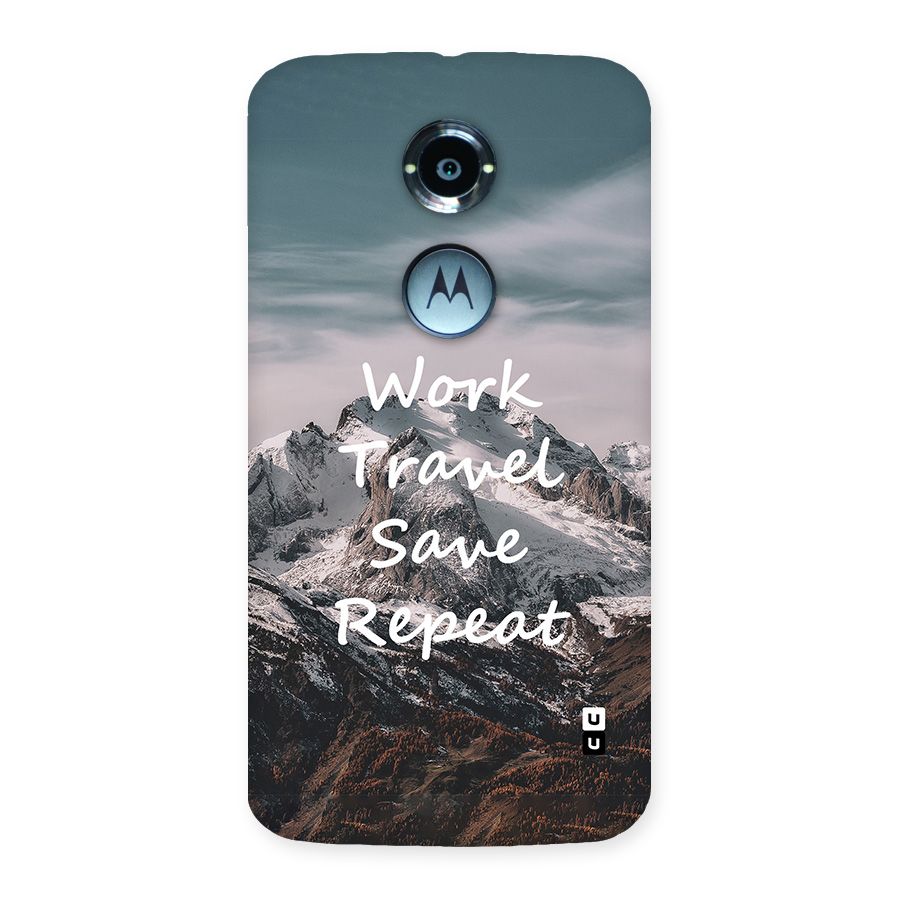 Work Travel Back Case for Moto X2